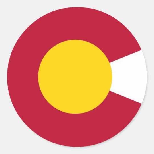 vector c colorado logo C   Sticker Flag Colorado Zazzle.com