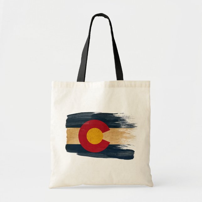 Colorado Flag Canvas Bags (Front)