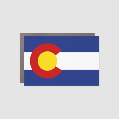 Colorado Flag Car Magnet