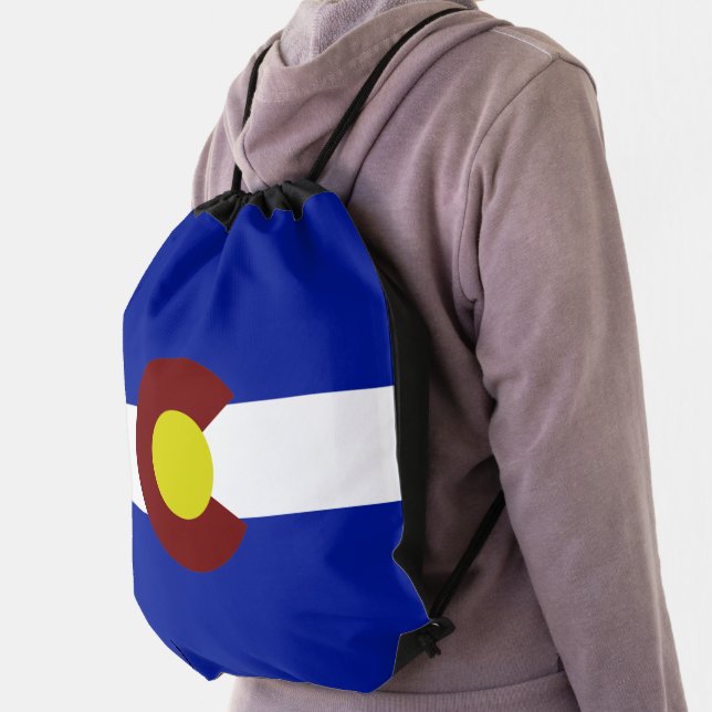Colorado flag drawstring bag (Insitu)
