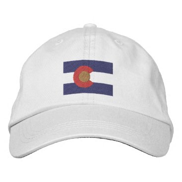 Colorado Flag Embroidered Baseball Hat Colorado Flag Embroidered Baseball Hat