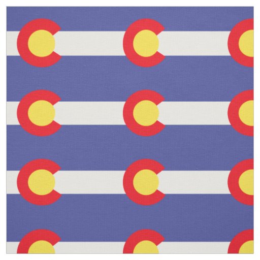 COLORADO Flag Fabric