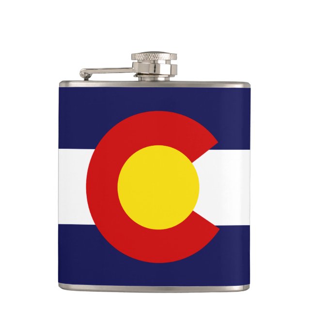 COLORADO FLAG FLASK (Front)