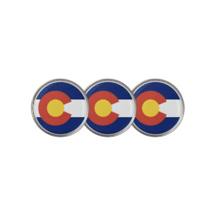 Colorado Flag Golf Ball Marker