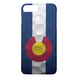 Colorado Flag Golf Ball Pattern iPhone 8 Plus/7 Plus Case