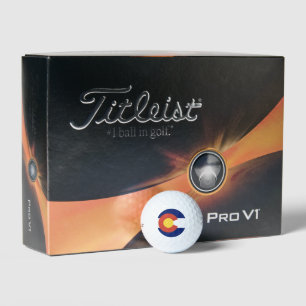 Colorado Flag Golf Balls