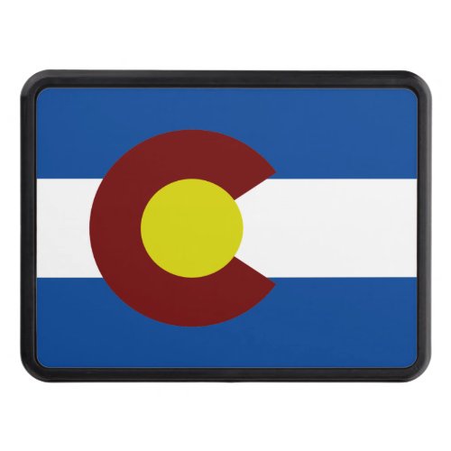 Colorado flag hitch cover