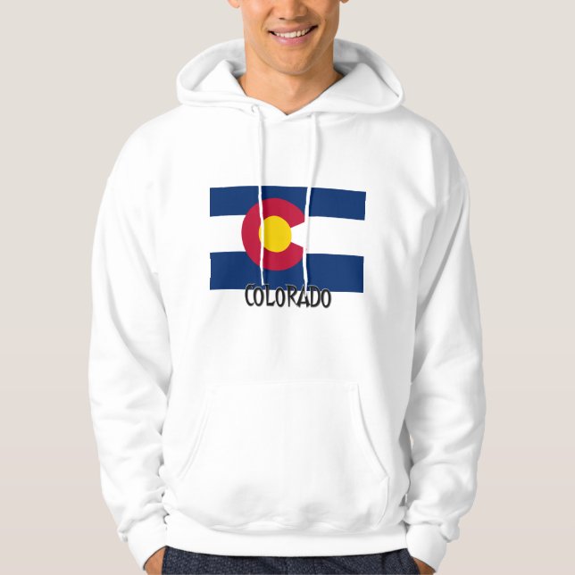Colorado Flag Hoodie (Front)
