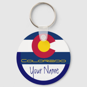 Colorado -  FLAG Keychain