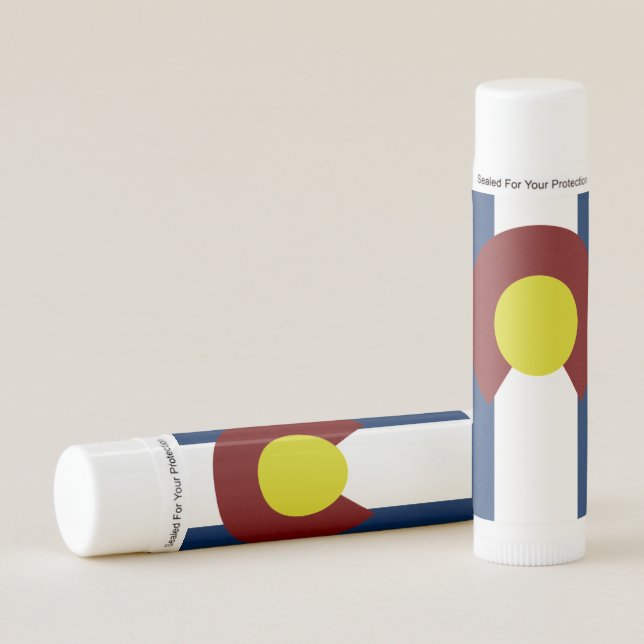 Colorado flag lip balm (Front)
