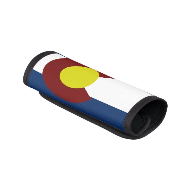 Colorado flag luggage handle wrap (Angled)