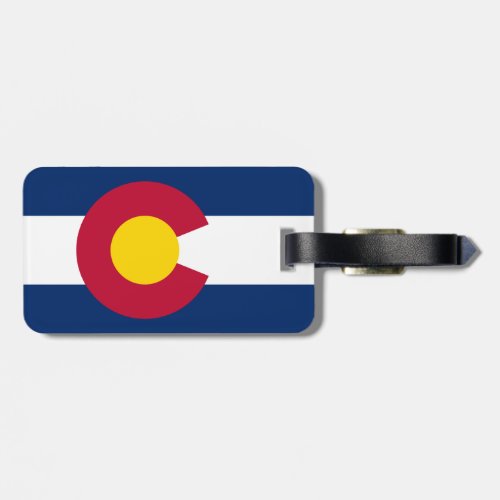 Colorado Flag Luggage Tag