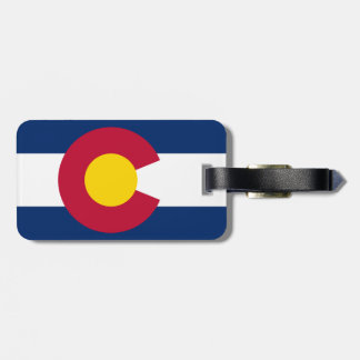 Colorado Flag Luggage Tag