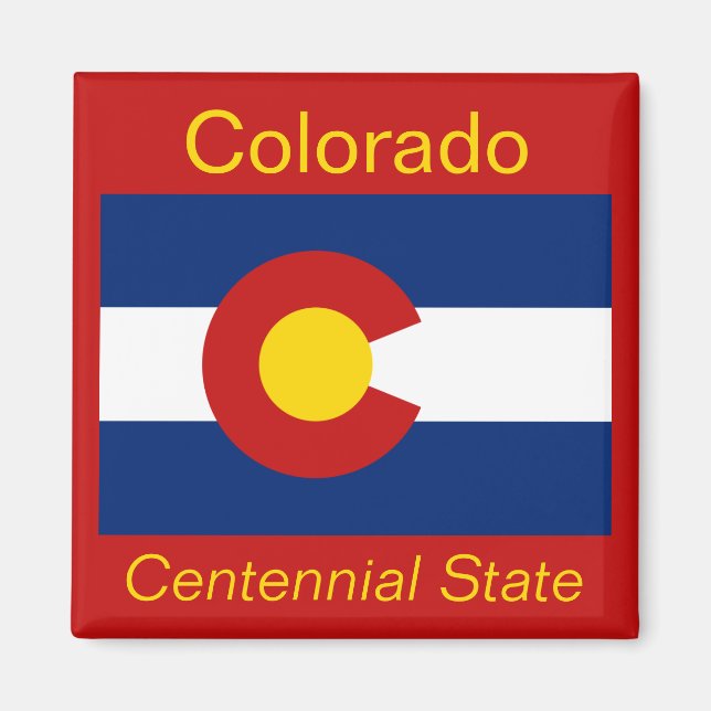 Colorado Flag Magnet (Front)