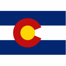 Colorado Flag Magnet Cut Out