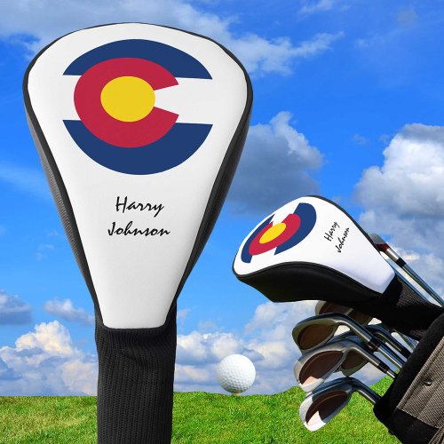 Colorado Flag  Monogrammed Golf Clubs Covers USA