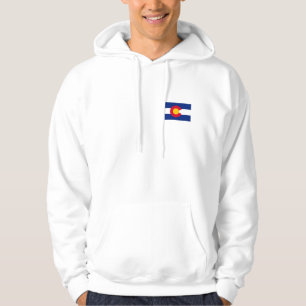 Colorado Flag Mountain Range Hoodie