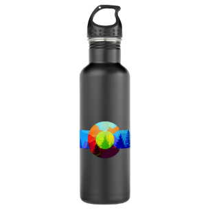 Colorado Flag Mountains Forest Hoodie Pullover Hoo Stainless Steel Water Bottle