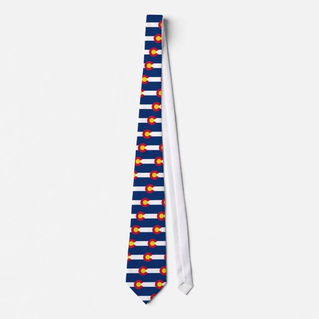 Colorado Flag Neck Tie (Front)