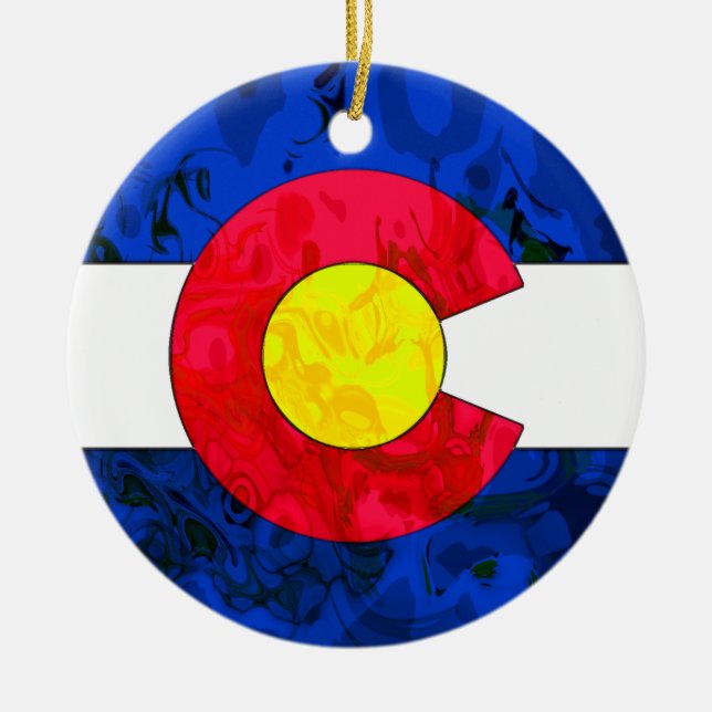 COLORADO FLAG Ornament (Front)
