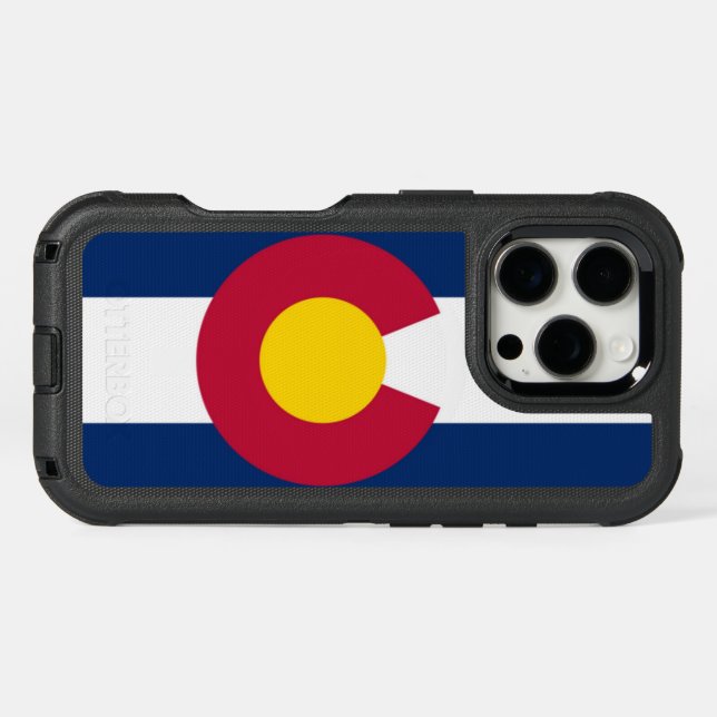 Colorado flag otterbox iPhone case (Back Horizontal)