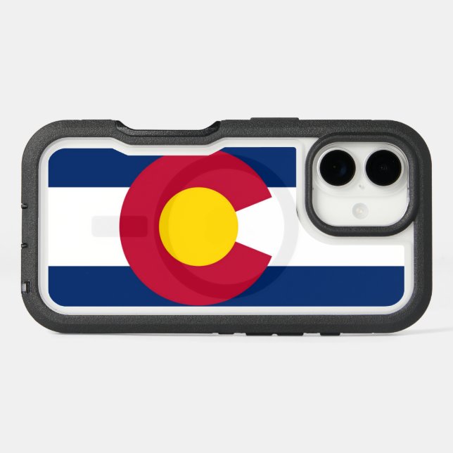 Colorado flag otterbox iPhone case (Back Horizontal)