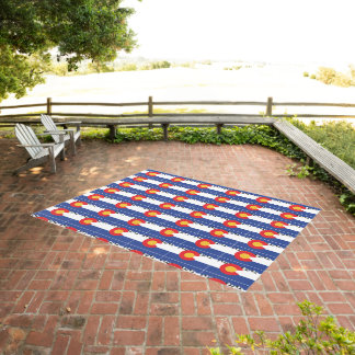 Colorado Flag Outdoor Rug
