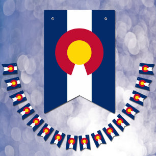 Colorado Flag Party, bunting Banners / Weddings