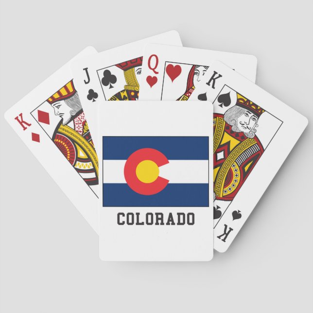 Colorado Flag Poker Cards (Back)