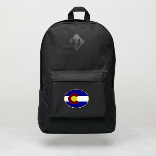Colorado flag port authority backpack