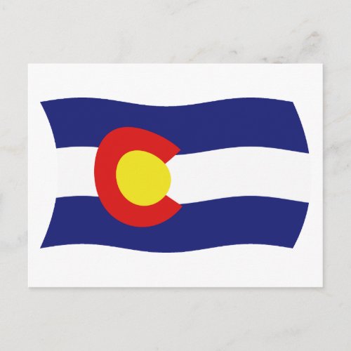 Colorado Flag Postcard