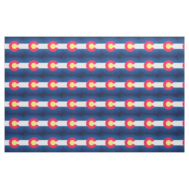 Colorado flag repeat pattern fabric (Yard)