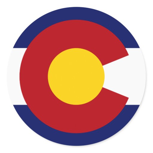 Colorado Flag Classic Round Sticker | Zazzle