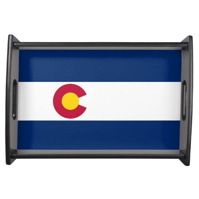 Colorado Flag Serving Tray (Front)