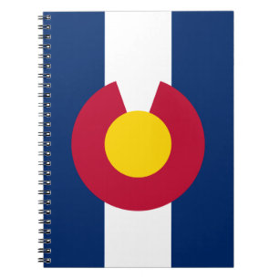 Colorado Flag Spiral Notebook