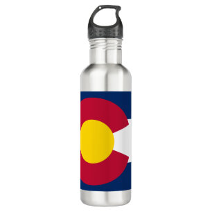 COLORADO FLAG STAINLESS STEEL WATER BOTTLE