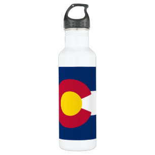 Colorado Flag Stainless Steel Water Bottle