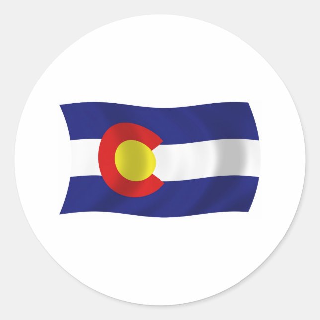 Colorado Flag Sticker (Front)