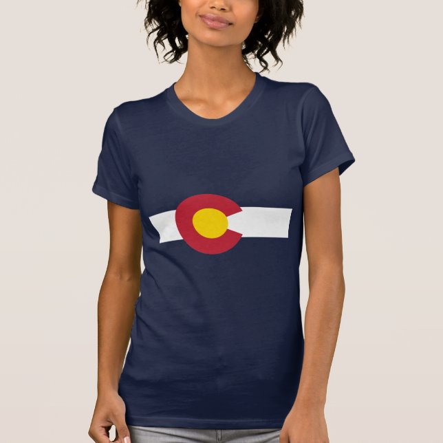 Colorado Flag T-Shirt - Colorado Flag (Front)