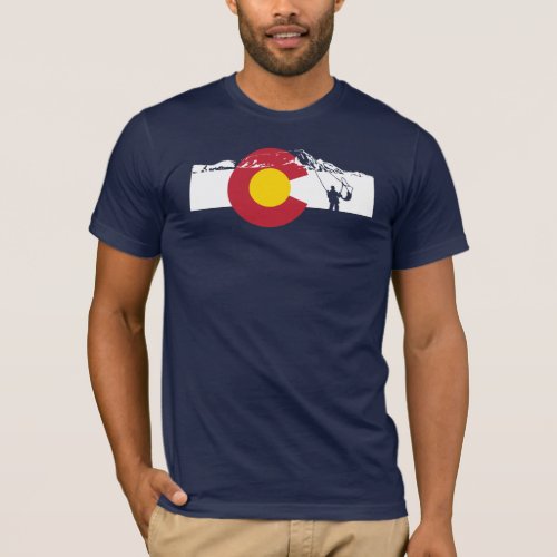 Colorado Flag T_Shirt _ Fly Fishing _ FlyFish