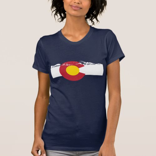 Colorado Flag T_Shirt _ Rocky Mountains _ Denver