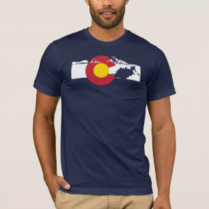 Colorado Flag T-Shirt - Whitewater Rafting