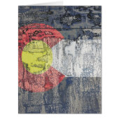 colorado flag textured wall (Front)