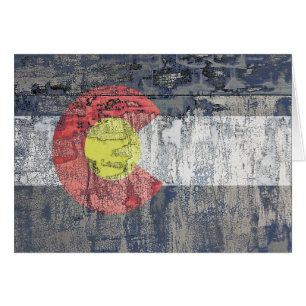 colorado flag textured wall cards