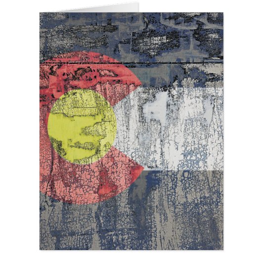 colorado flag textured wall cards (Front)