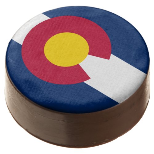 Colorado Flag The Centennial State Coloradans Chocolate Covered Oreo