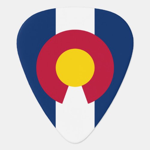 Colorado Flag The Centennial State Coloradans Guitar Pick
