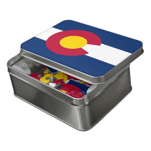 Colorado Flag The Centennial State Coloradans Jigsaw Puzzle