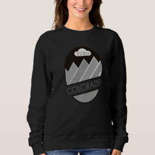 Colorado Flag Vintage Outdoors Mountain Graphic  1 Sweatshirt