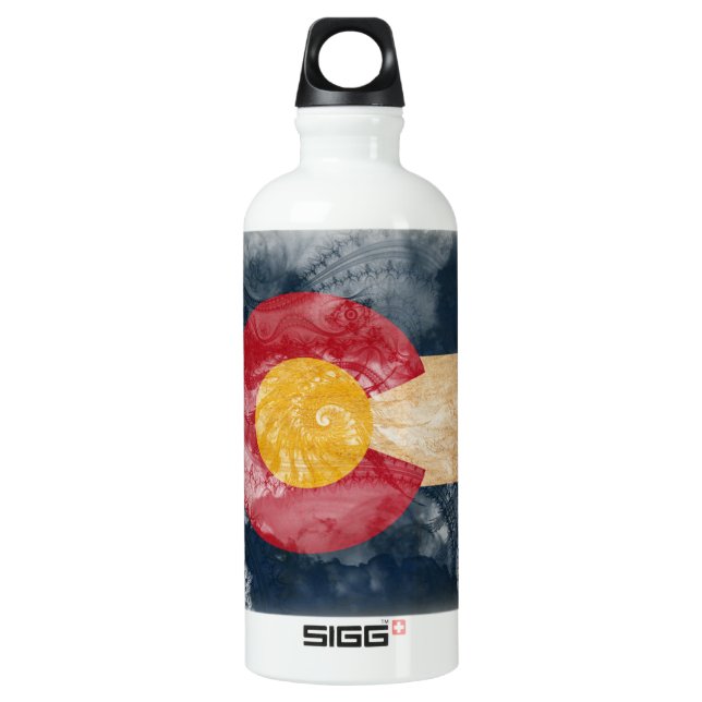 Colorado Flag Water Bottle (Front)